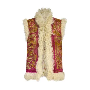 1960s All Over Embroidered Afghan Gilet