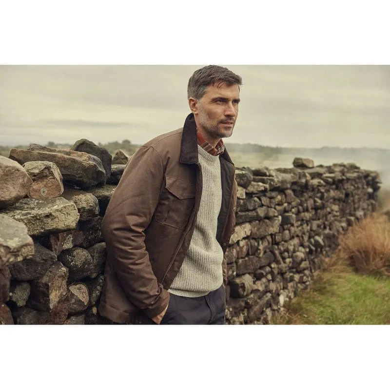 Barbour Spen Mens Wax Jacket - Brown