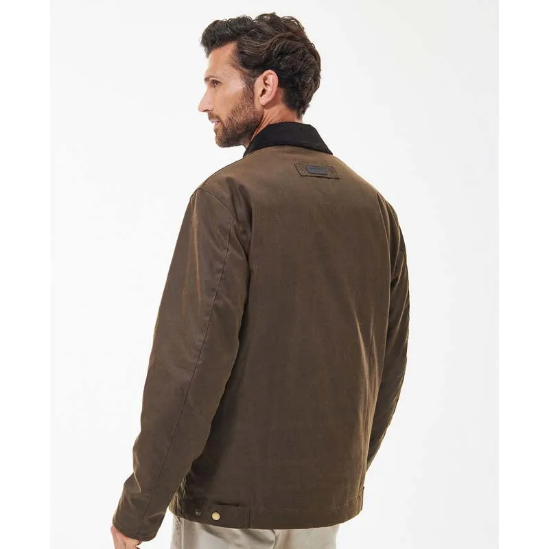 Barbour Spen Mens Wax Jacket - Brown