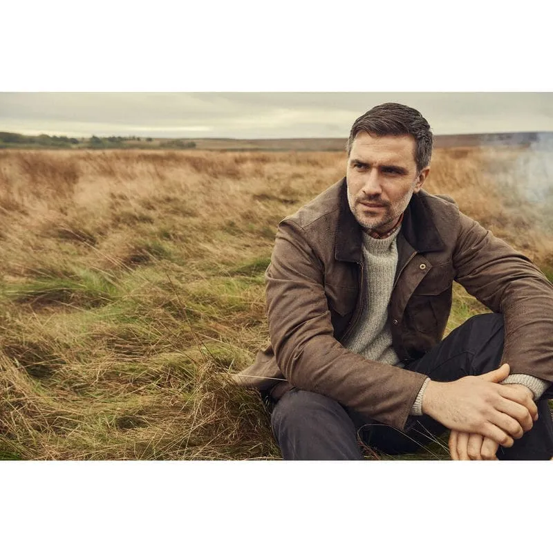 Barbour Spen Mens Wax Jacket - Brown