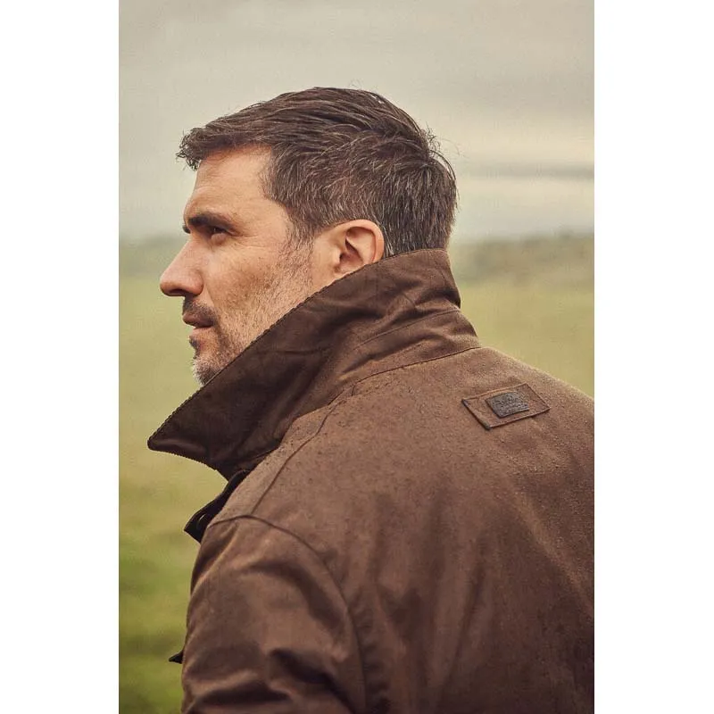 Barbour Spen Mens Wax Jacket - Brown
