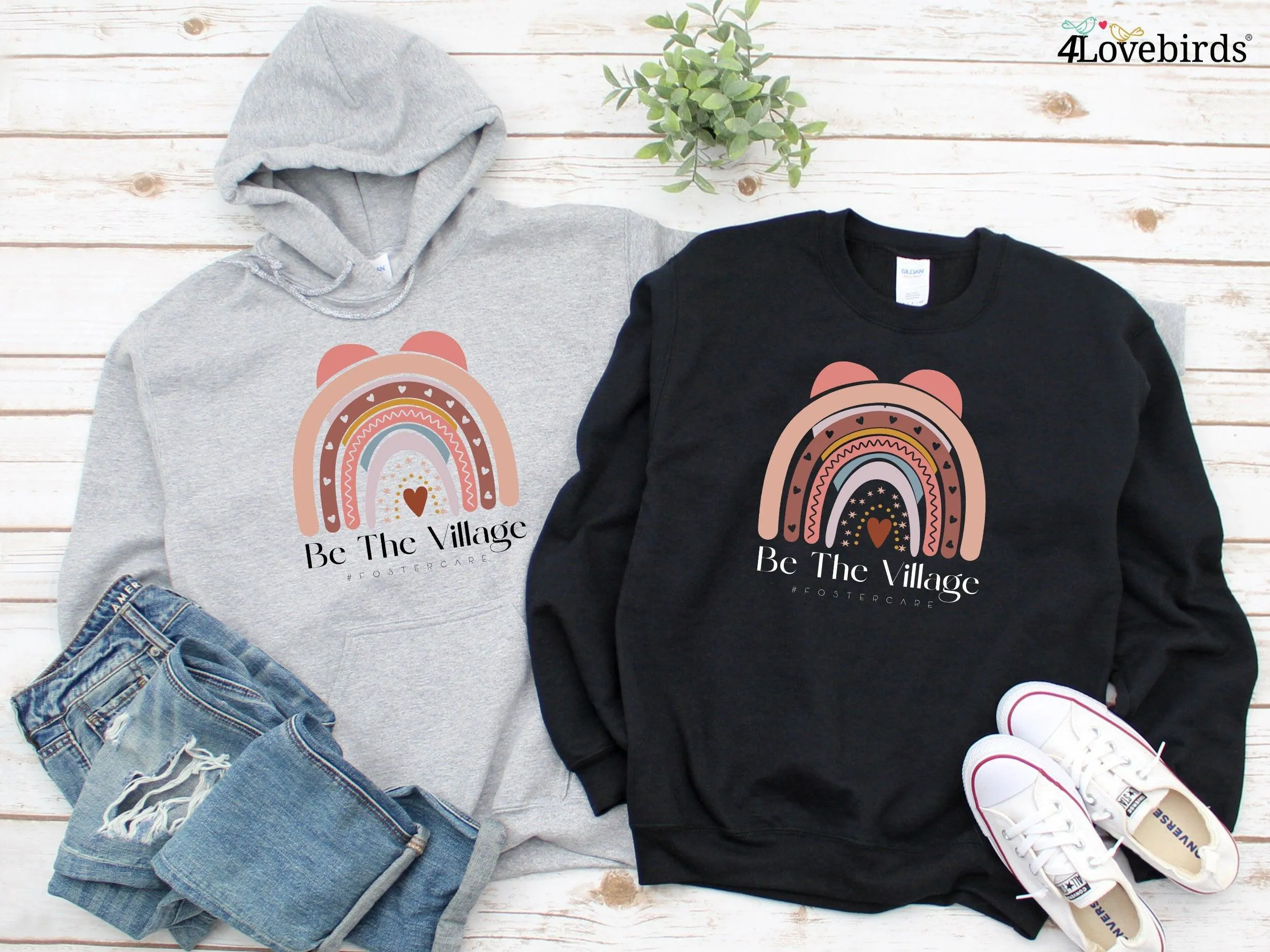 Be The Village Hoodie,Foster Care Shirt,Adoption Gift For Family,Foster Mom Shirt,Adoption Day Shirt,Matching Family Adoption Announcement