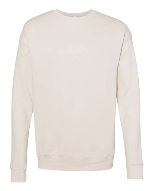 BELLA   CANVAS Sponge Fleece Drop Shoulder Crewneck Sweatshirt 3945 Heather Deep Teal