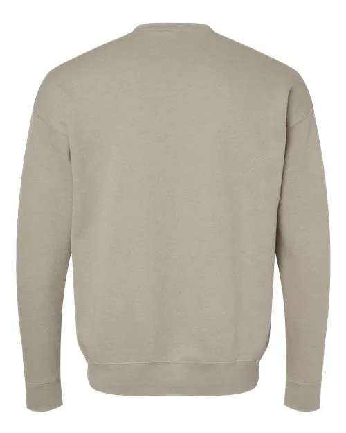 BELLA   CANVAS Sponge Fleece Drop Shoulder Crewneck Sweatshirt 3945 Heather Slate