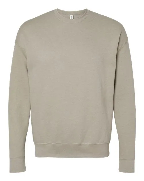 BELLA   CANVAS Sponge Fleece Drop Shoulder Crewneck Sweatshirt 3945 Heather Slate