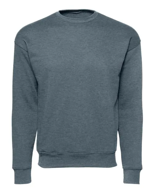 BELLA   CANVAS Sponge Fleece Drop Shoulder Crewneck Sweatshirt 3945 Heather Slate