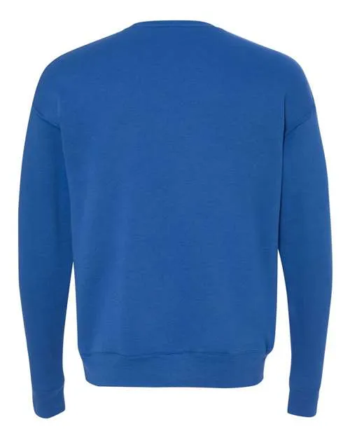 BELLA   CANVAS Sponge Fleece Drop Shoulder Crewneck Sweatshirt 3945 Tan