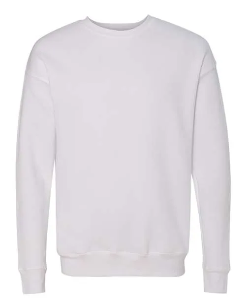 BELLA   CANVAS Sponge Fleece Drop Shoulder Crewneck Sweatshirt 3945 Vintage Brown