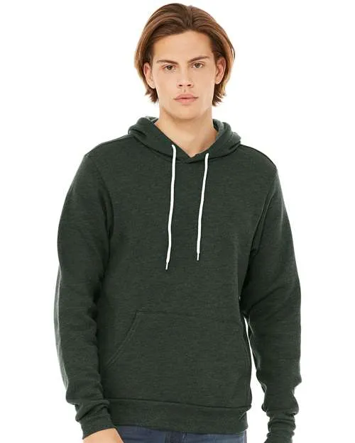 BELLA   CANVAS Sponge Fleece Hoodie 3719 Heather Forest