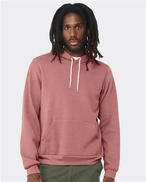 BELLA   CANVAS Sponge Fleece Hoodie 3719 Heather Mauve