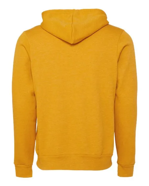 BELLA   CANVAS Sponge Fleece Hoodie 3719 Heather Mauve