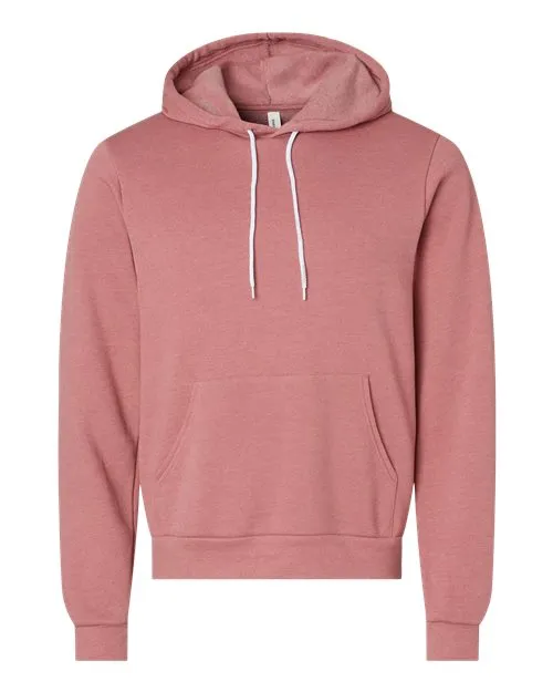 BELLA   CANVAS Sponge Fleece Hoodie 3719 Heather Mauve