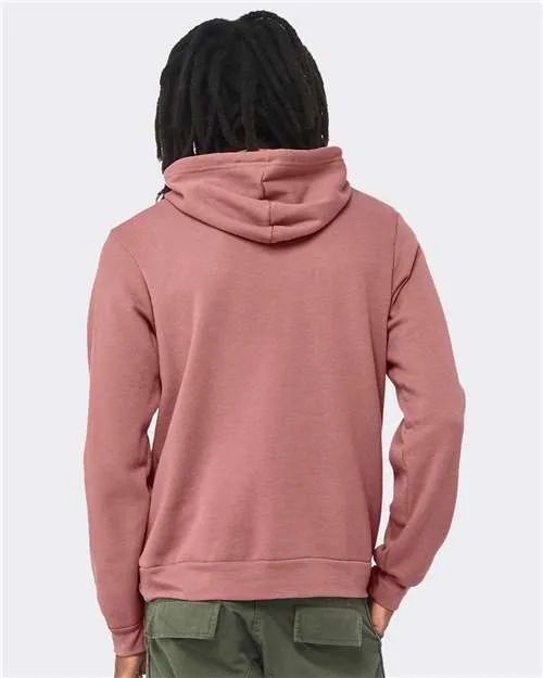 BELLA   CANVAS Sponge Fleece Hoodie 3719 Heather Mauve