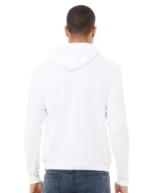 BELLA   CANVAS Sponge Fleece Hoodie 3719 White