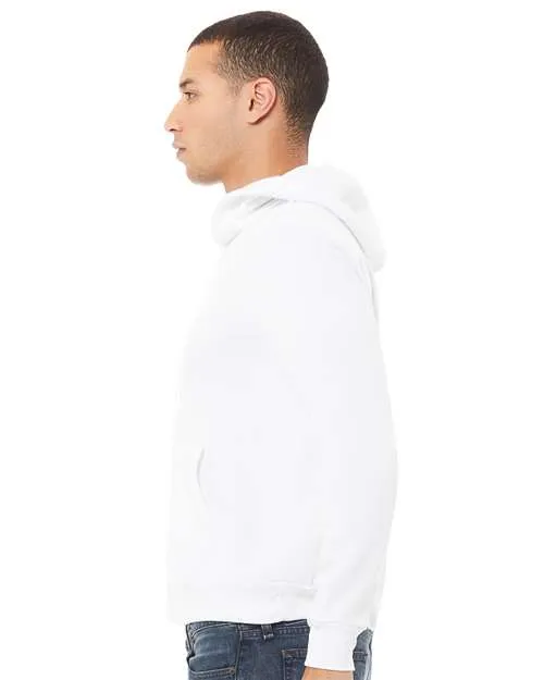 BELLA   CANVAS Sponge Fleece Hoodie 3719 White