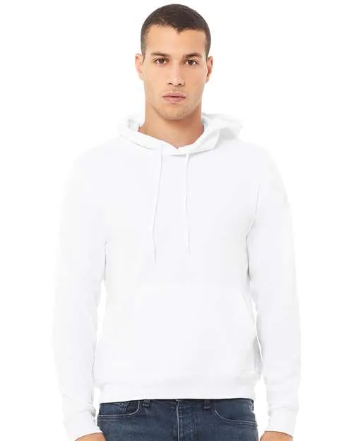 BELLA   CANVAS Sponge Fleece Hoodie 3719 White