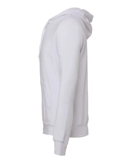 BELLA   CANVAS Sponge Fleece Hoodie 3719 White