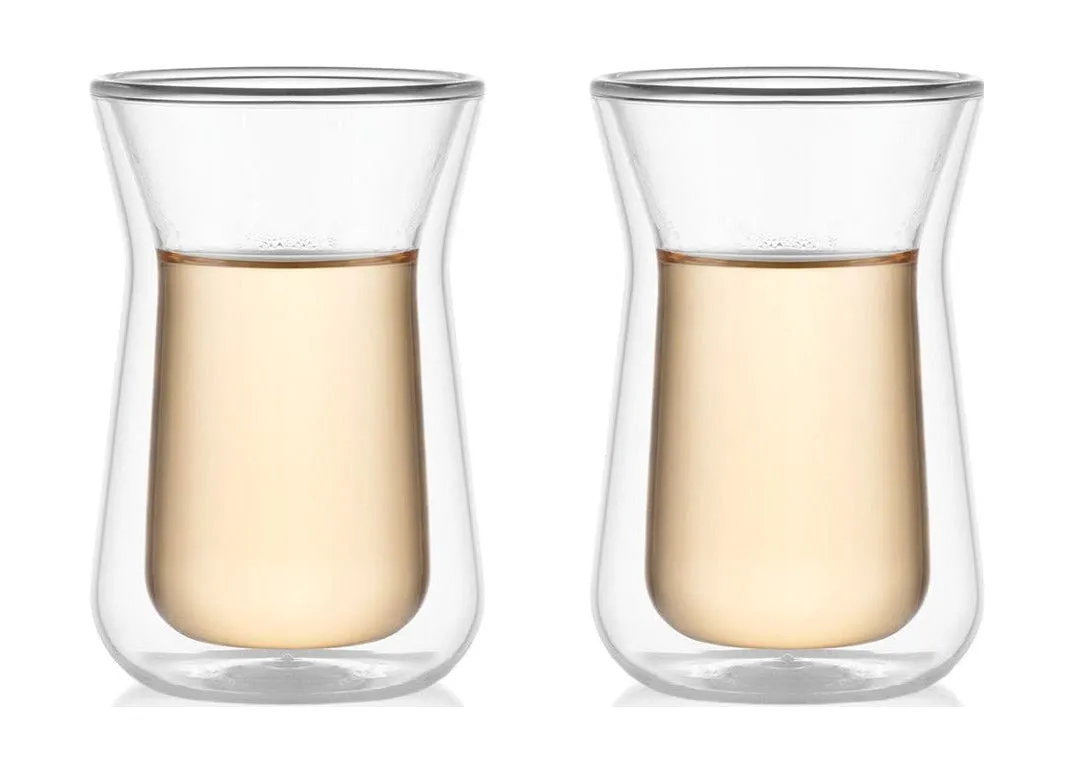 Bodum Melior Set Of 2 Tea Glasses Double Walled