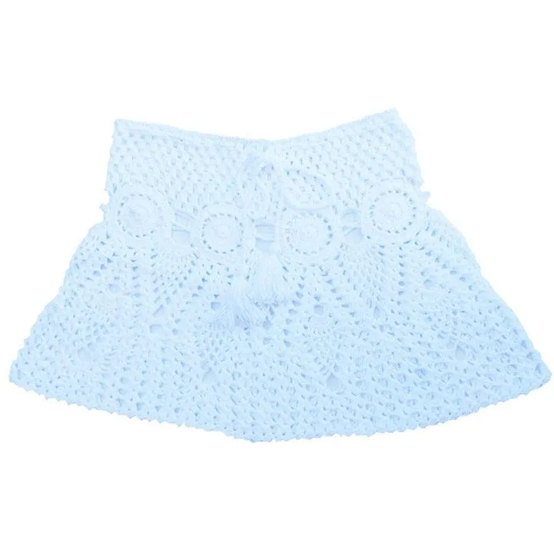 Boho Chi Crochet Mini Skirt