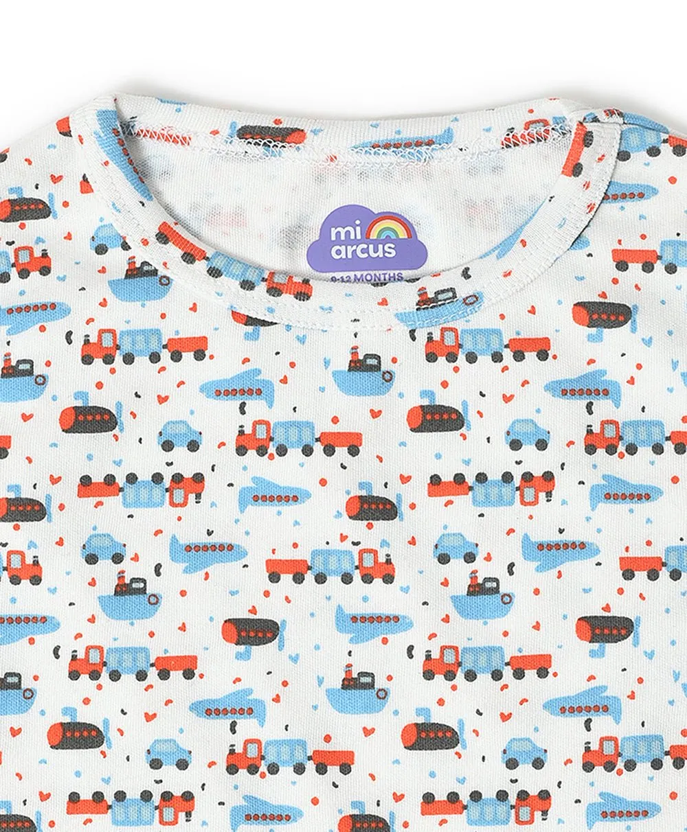 Buddy Kids Printed Vest- Pack of 3
