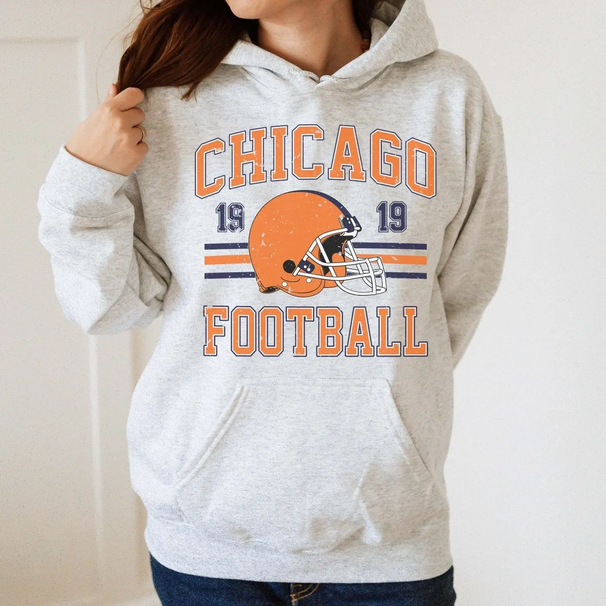 Chicago Football Wholesale Graphic Hoodie - Popular