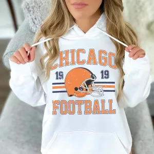 Chicago Football Wholesale Graphic Hoodie - Popular