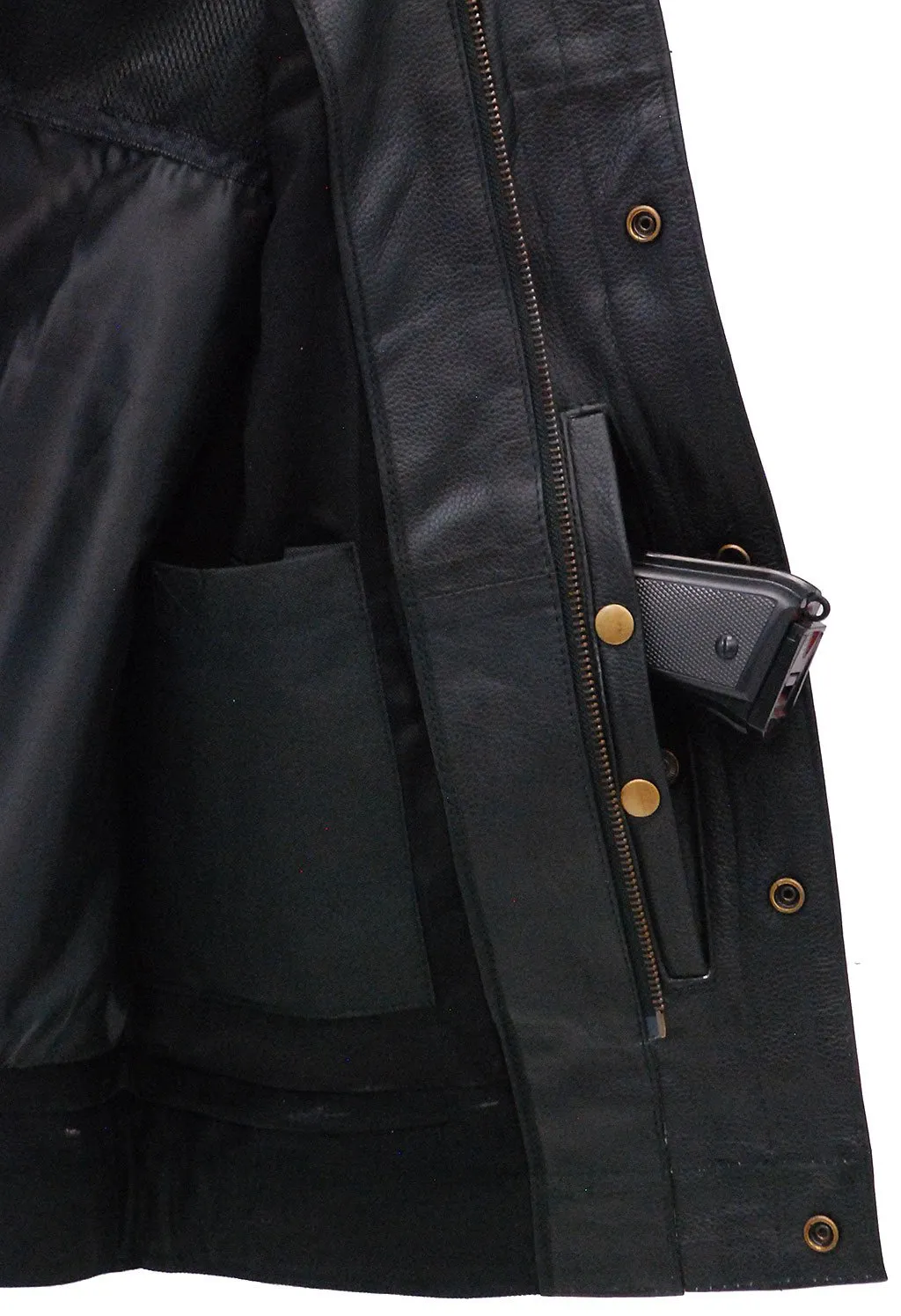 Concealed Pockets Club Vest w/Easy Access Pocket #VM6675GK