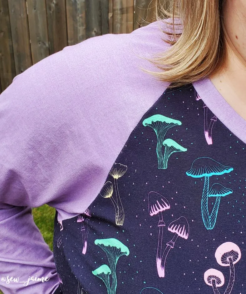 Cotton Poplin Print | French Lavender Linen Look R2C1