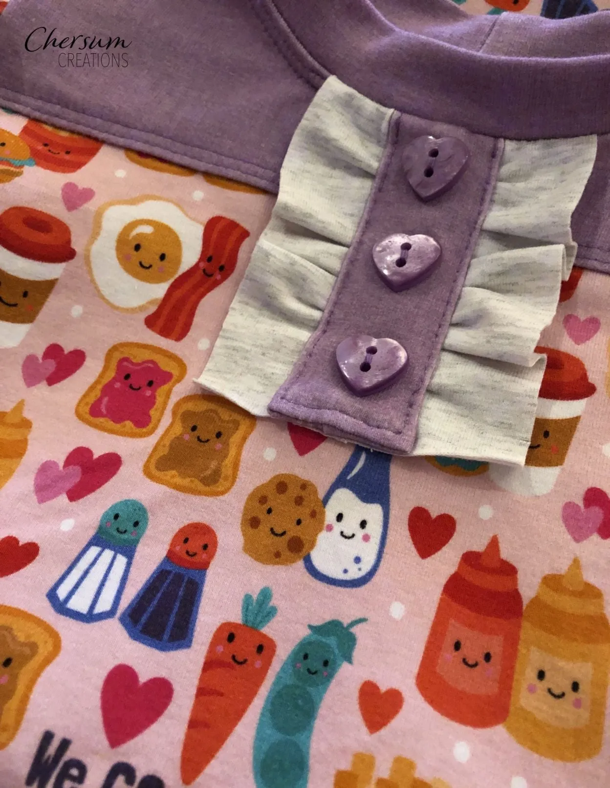 Cotton Poplin Print | French Lavender Linen Look R2C1