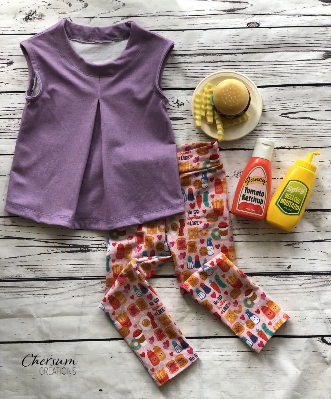 Cotton Poplin Print | French Lavender Linen Look R2C1