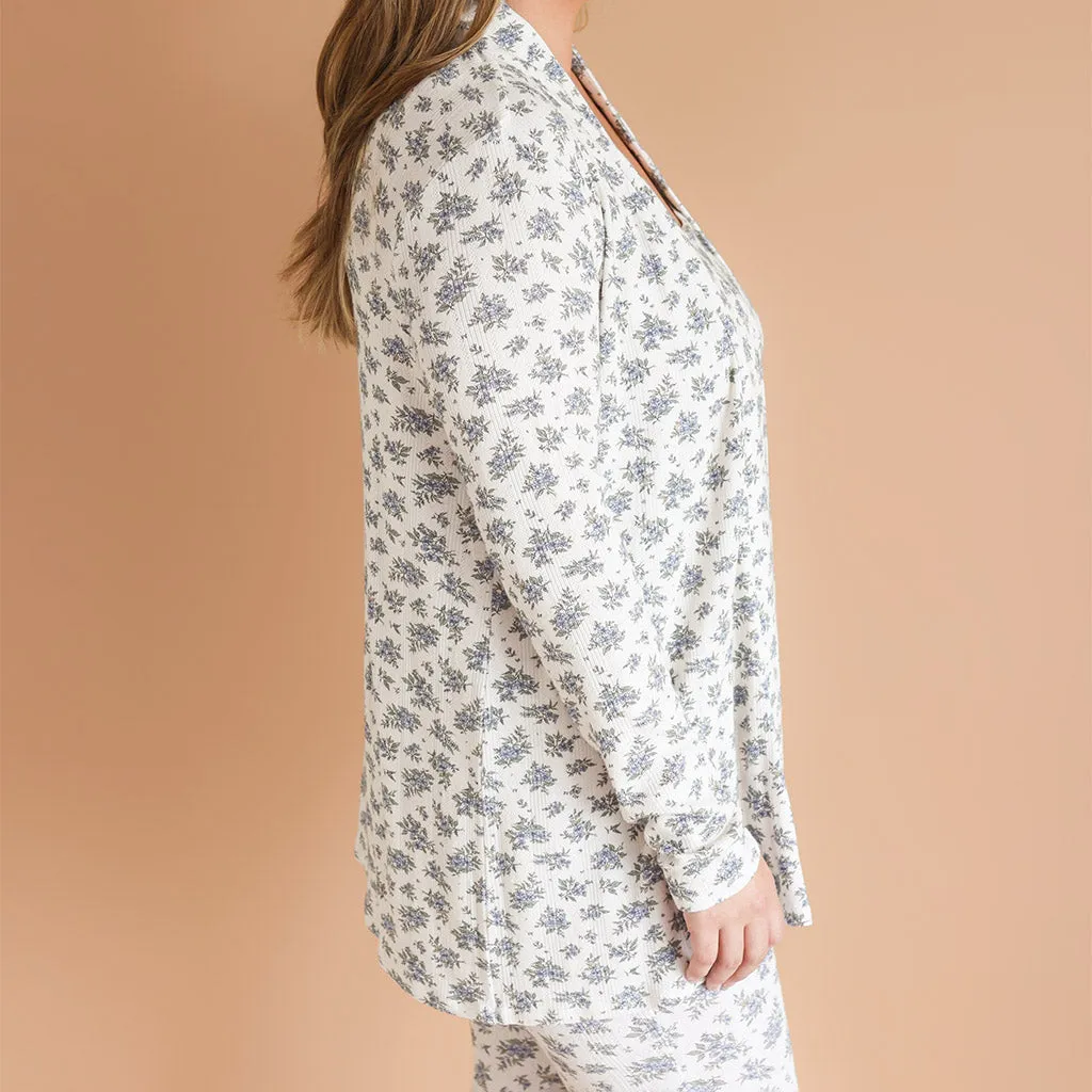 Esmerelda Women's Pointelle Fly Away Cardigan