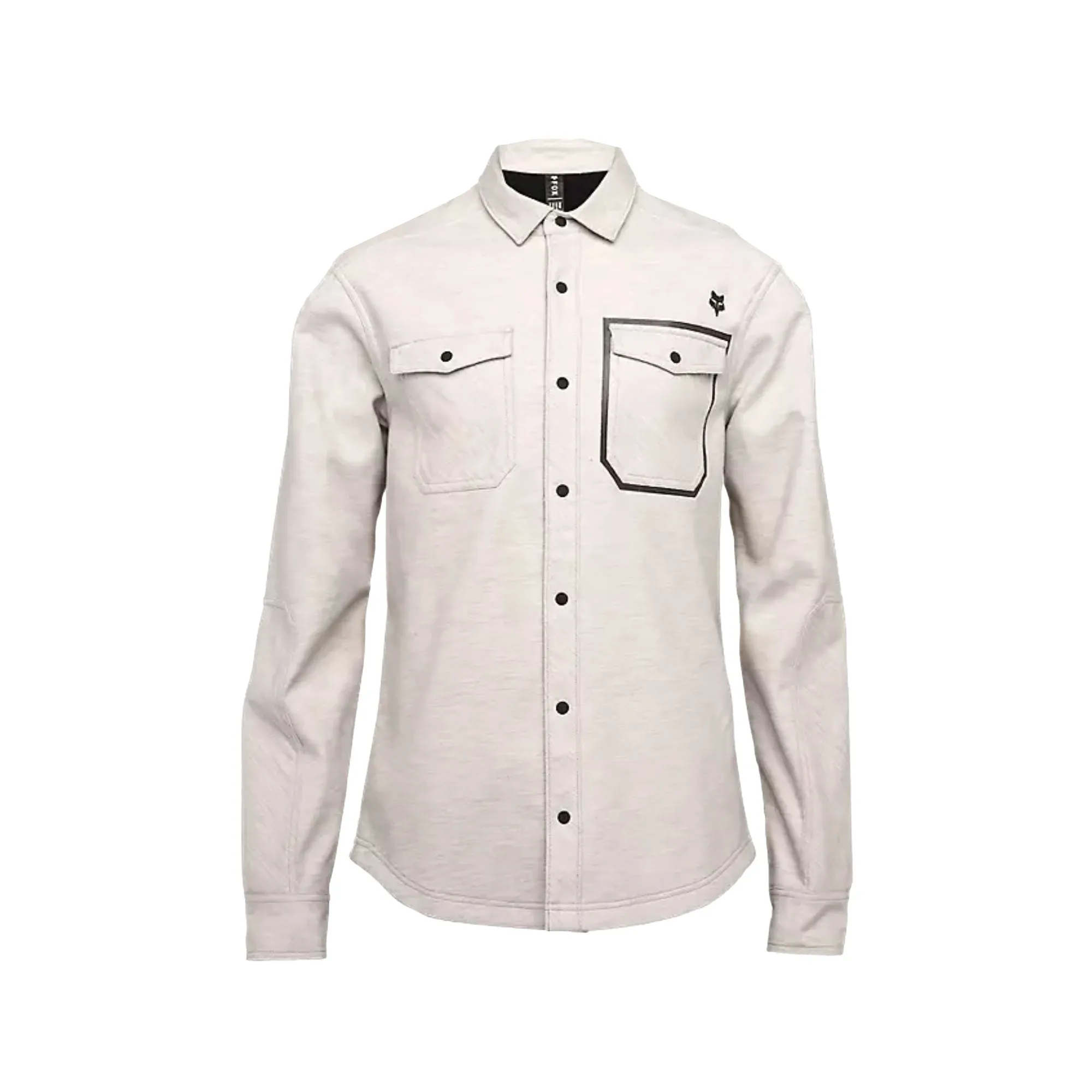 Fox Racing Defend Drive Windblock Flannel Button-Up Vintage White
