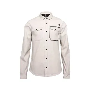 Fox Racing Defend Drive Windblock Flannel Button-Up Vintage White