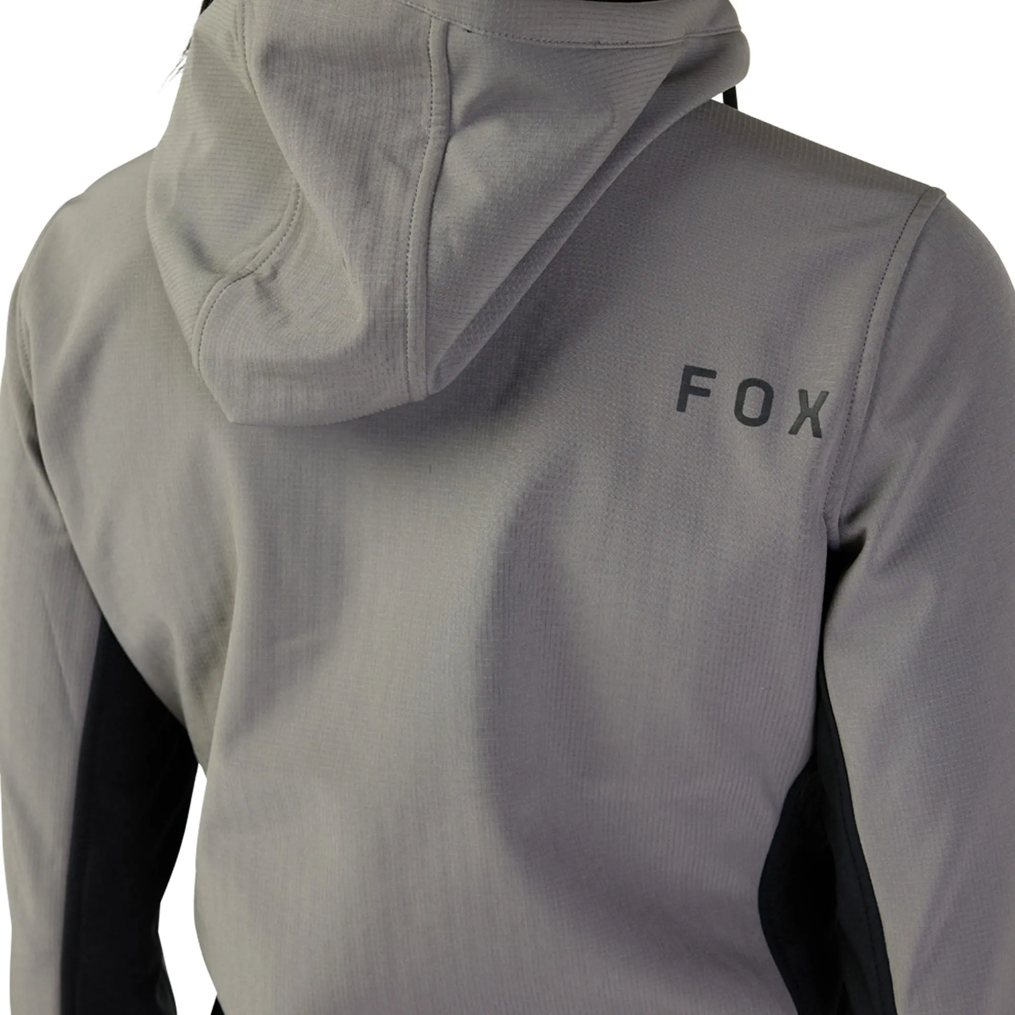 Fox Racing  Womens Pit Softshell Jacket DWR 3 Layer Fabric Midweight Pewter