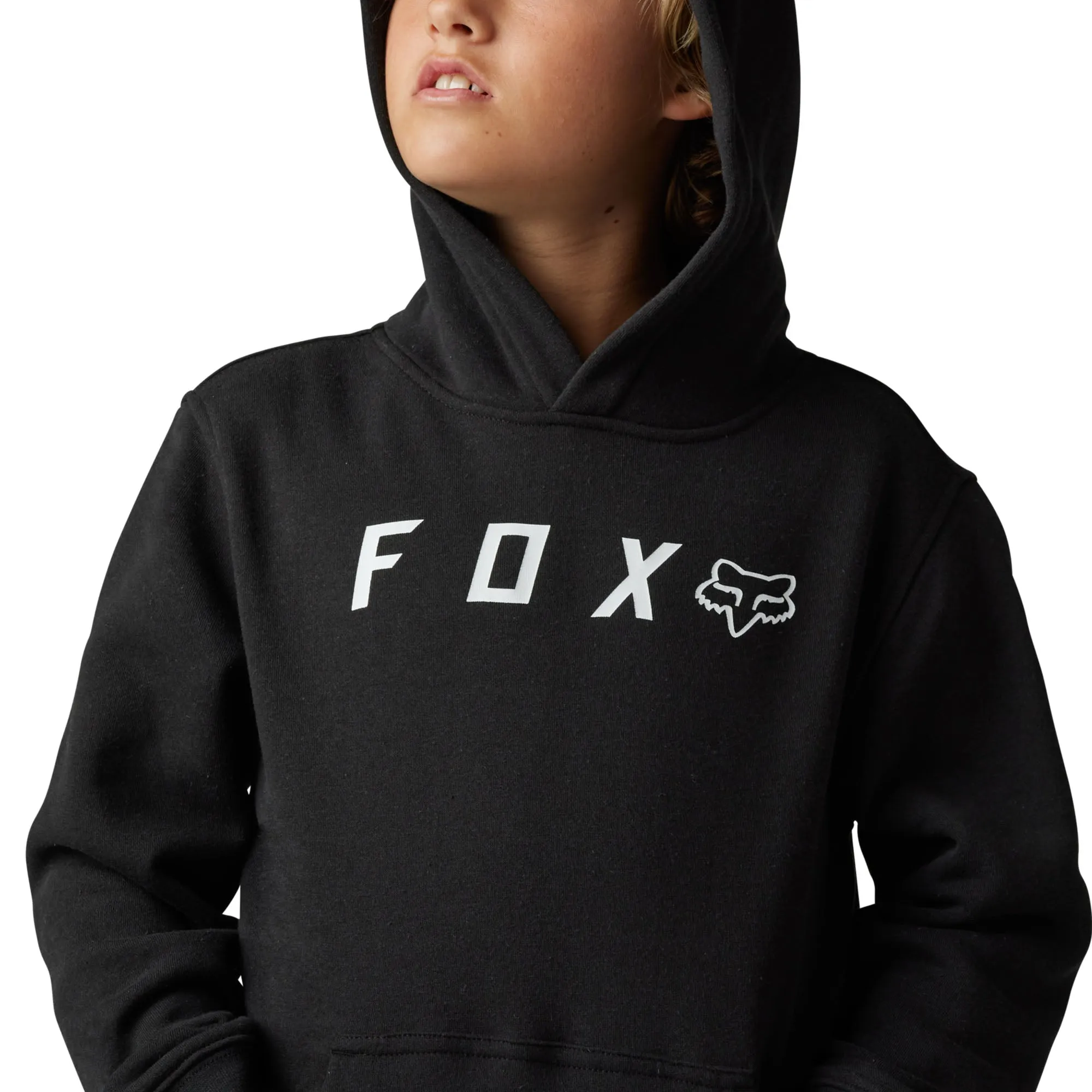 Fox Racing  Youth Absolute Pullover Fleece Hoodie Lightweight Comfortable Black