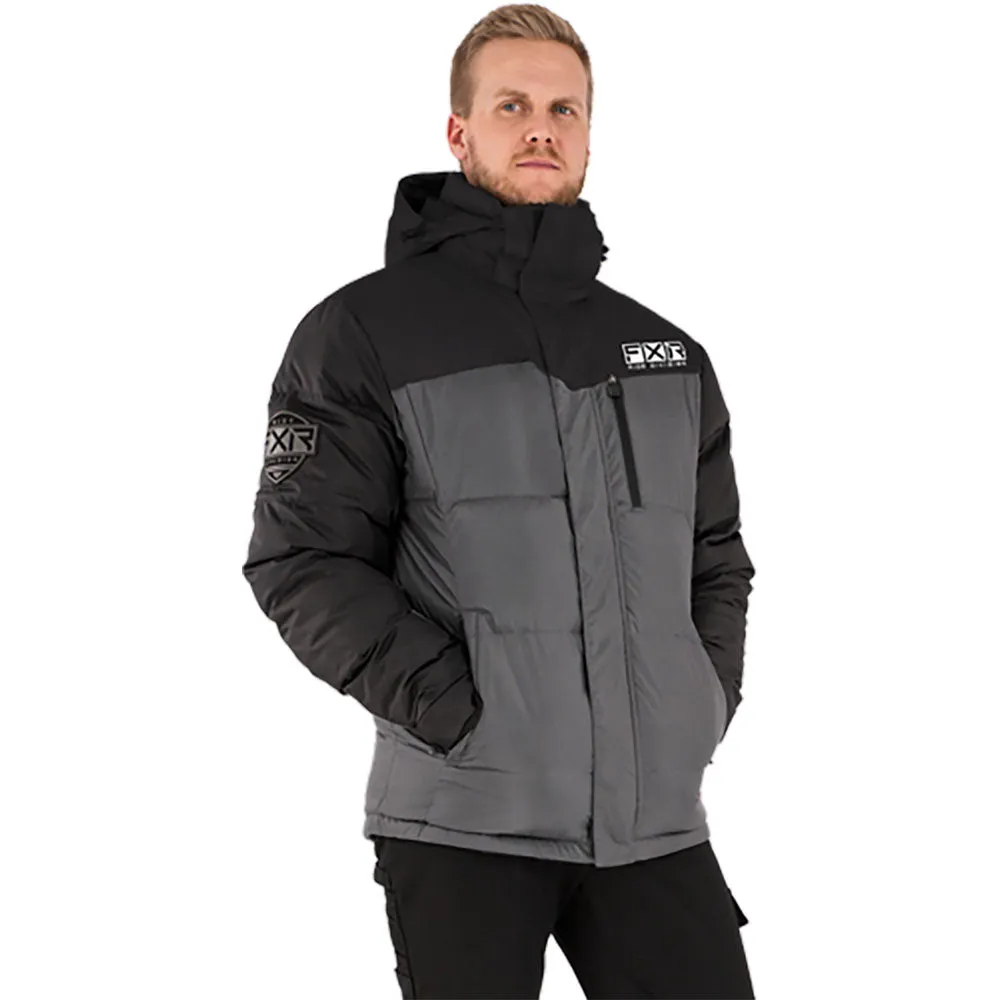 FXR 210930-0710-10 M Elevation Synthetic Down Jacket 21 Windproof Warm Grey Heather Black