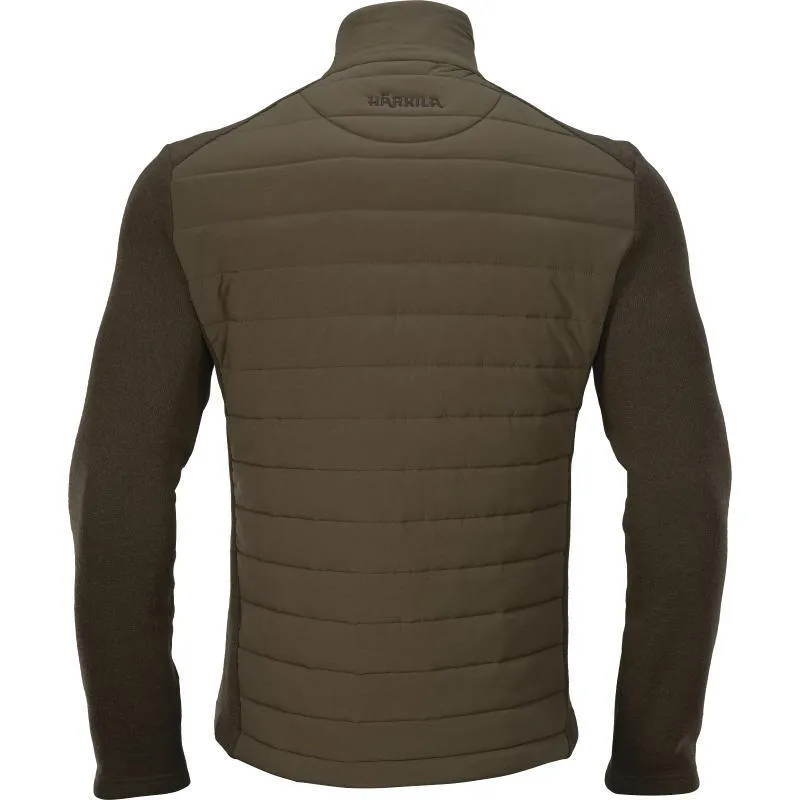 Harkila Retrieve Insulated Mens Full Zip - Dark Warm Olive
