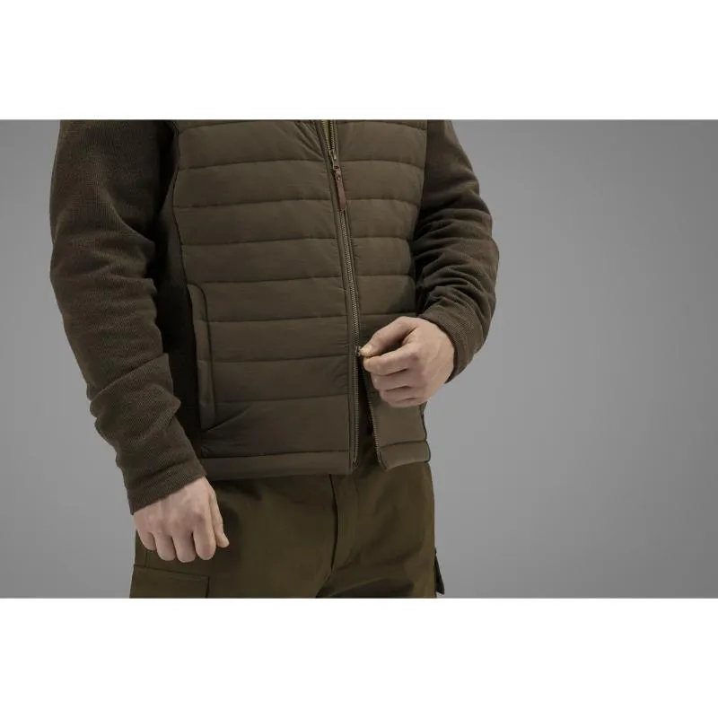 Harkila Retrieve Insulated Mens Full Zip - Dark Warm Olive