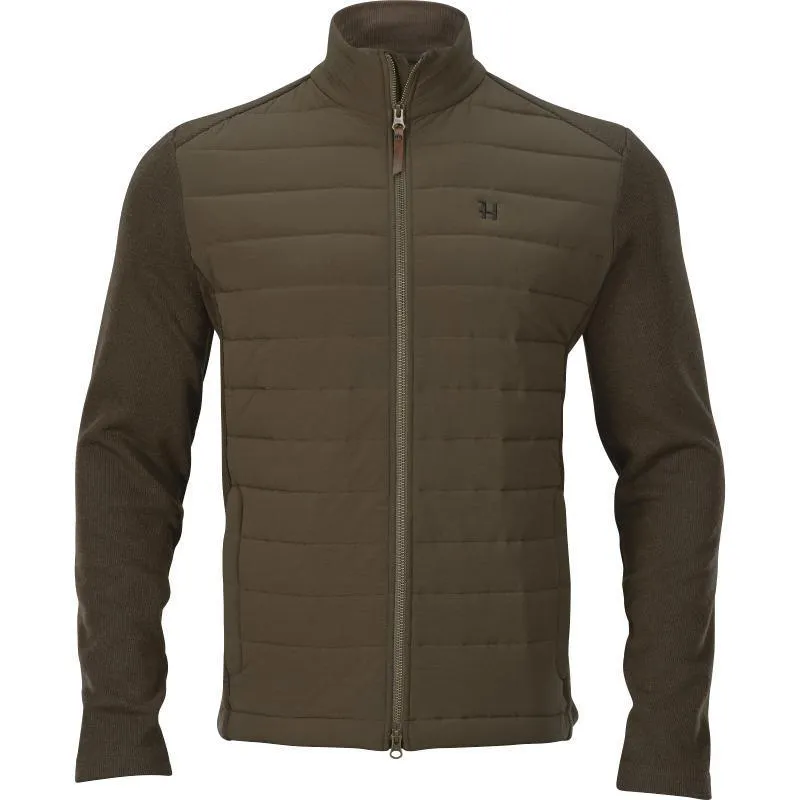 Harkila Retrieve Insulated Mens Full Zip - Dark Warm Olive