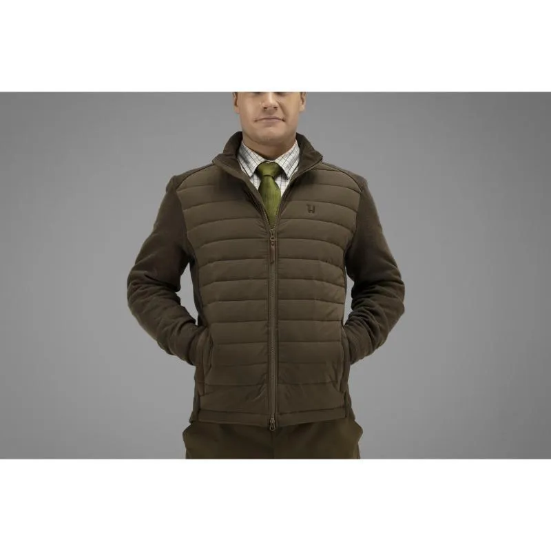 Harkila Retrieve Insulated Mens Full Zip - Dark Warm Olive
