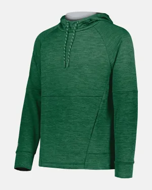 Holloway All-Pro Performance Fleece Hoodie, heather dunkelgrün