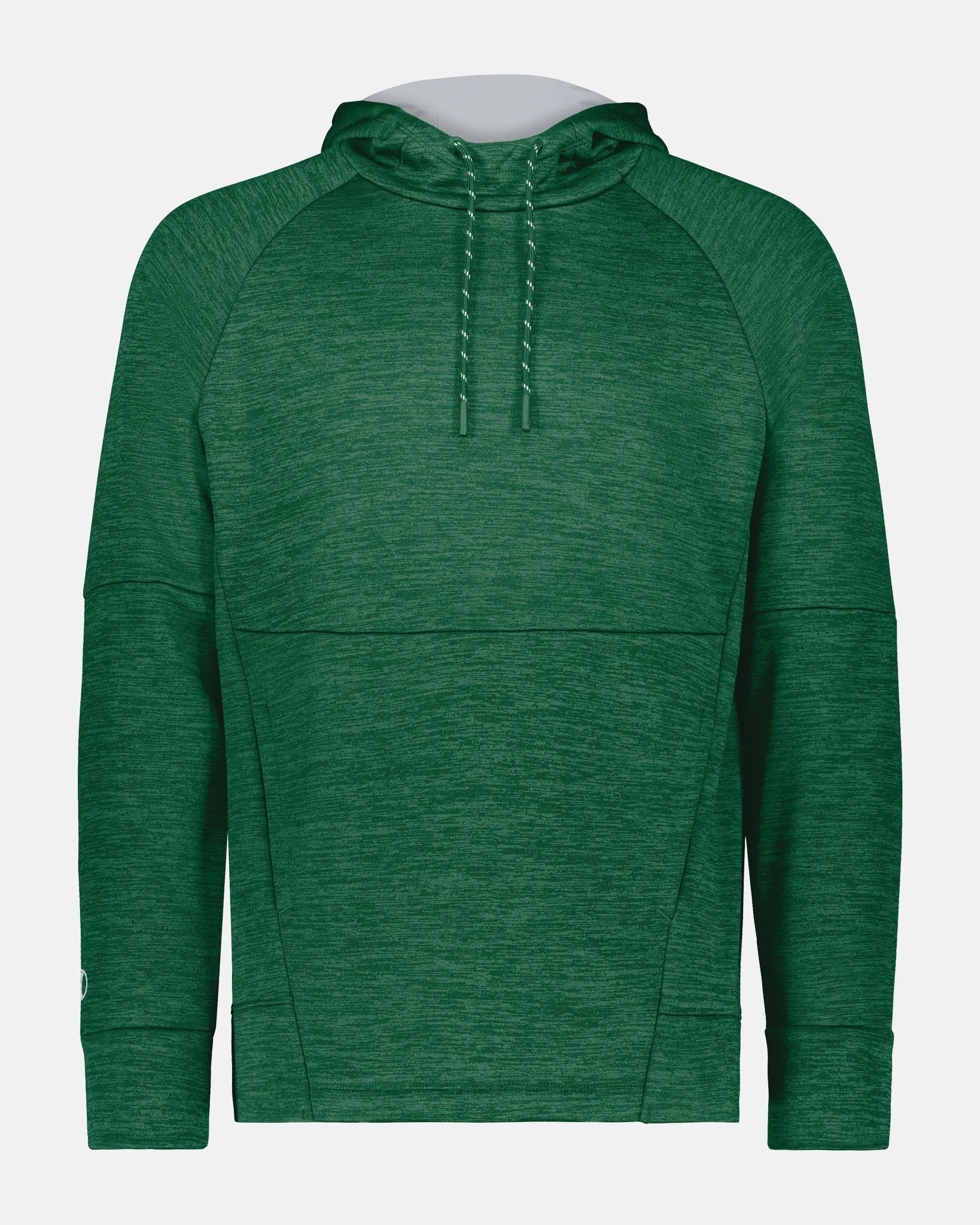 Holloway All-Pro Performance Fleece Hoodie, heather dunkelgrün