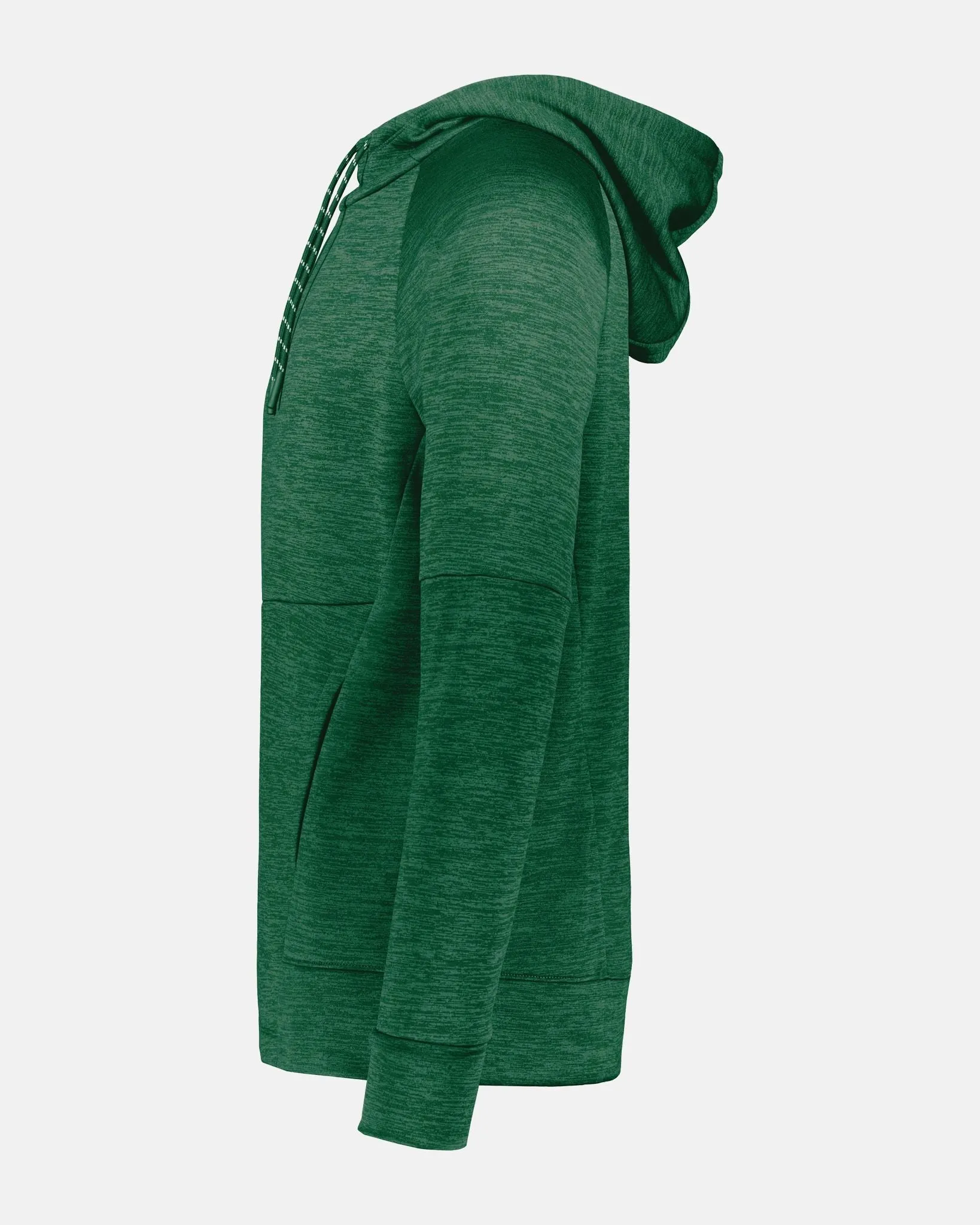 Holloway All-Pro Performance Fleece Hoodie, heather dunkelgrün