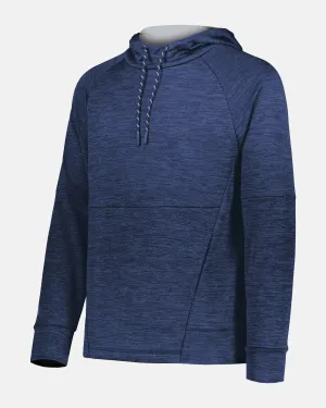 Holloway All-Pro Performance Fleece Hoodie, heather navy blau