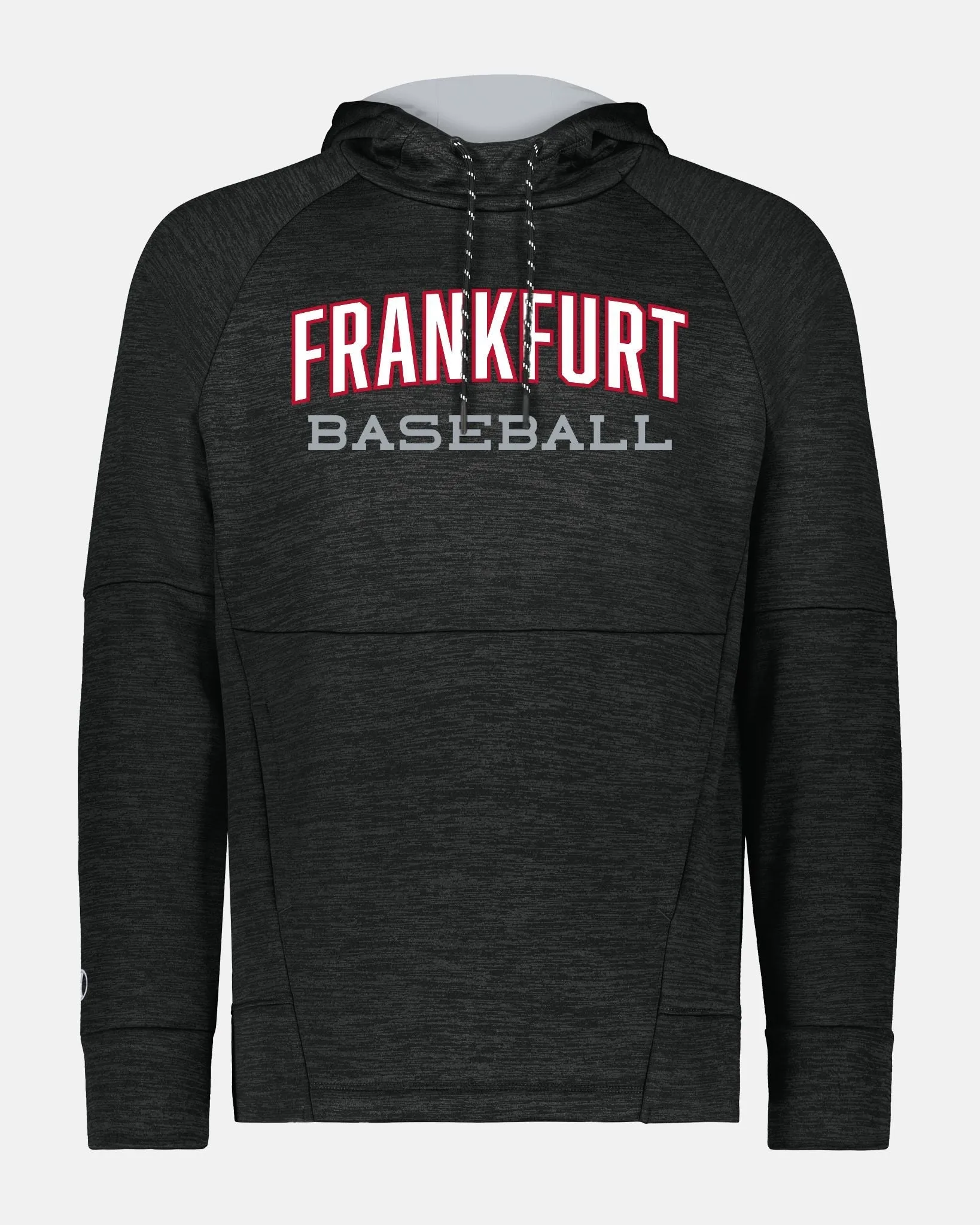 Holloway All-Pro Performance Fleece Hoodie "Frankfurt Eagles", Baseball, heather schwarz