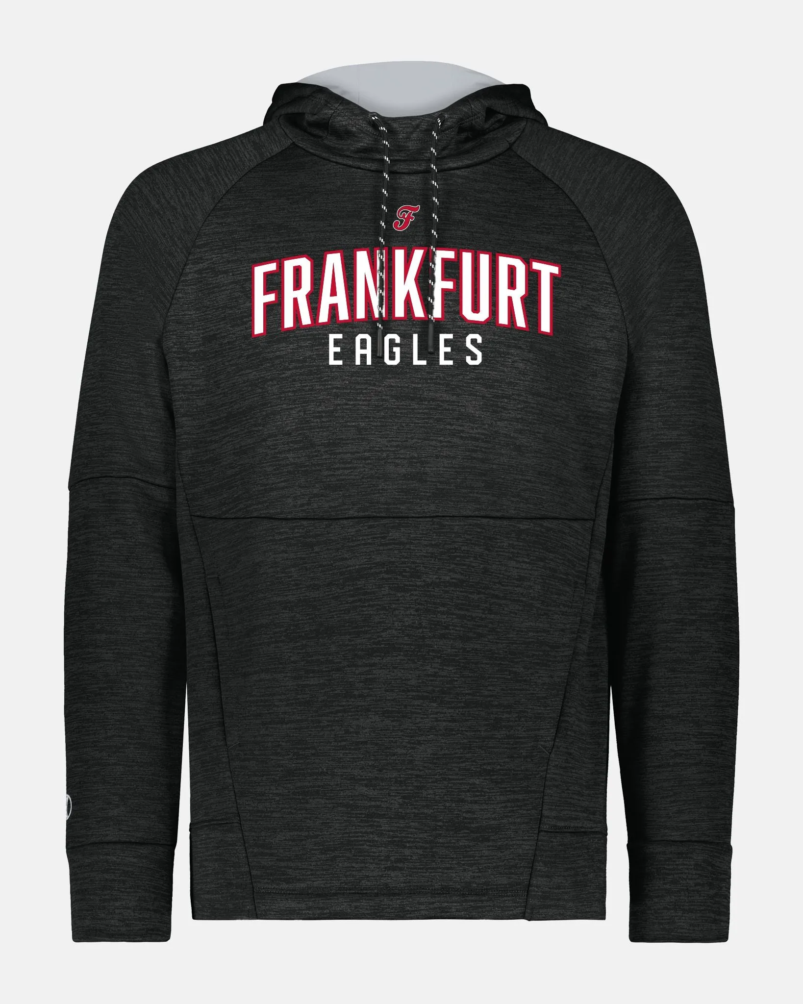 Holloway All-Pro Performance Fleece Hoodie "Frankfurt Eagles", Script, heather schwarz
