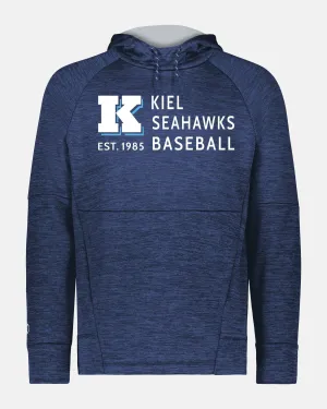 Holloway All-Pro Performance Fleece Hoodie "Kiel Seahawks", heather navy blau
