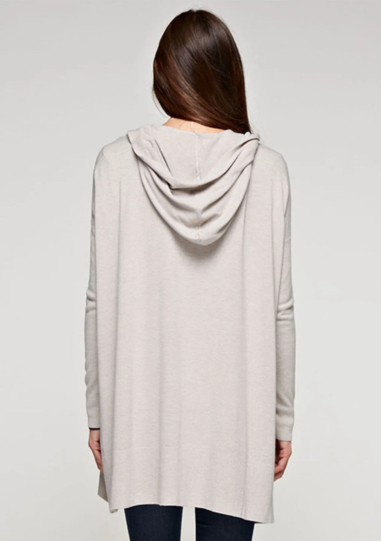 Hooded Two Pocket Cardigan