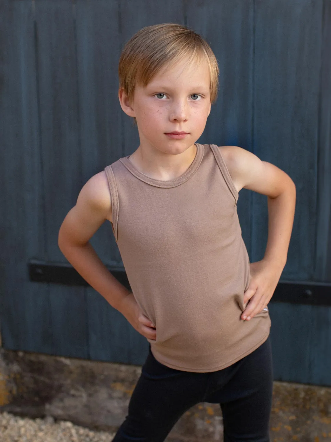 Kids Merino Vest Top