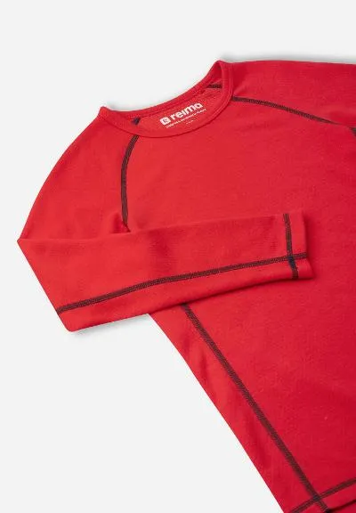Kids Thermal Base Layer Set Lani Tomato Red